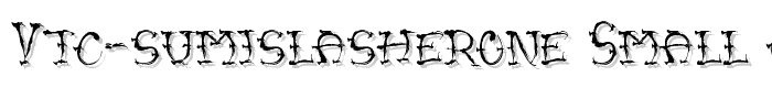 VTC-SumiSlasherOne Small Caps font